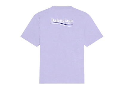 Balenciaga Large Fit T-Shirt Purple