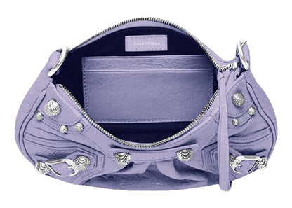 Balenciaga Le Cagole Mini Bag with Chain Lilac