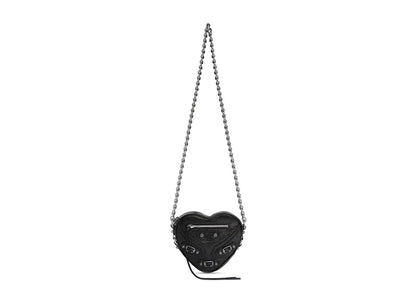 Balenciaga Le Cagole Heart Mini Bag Black