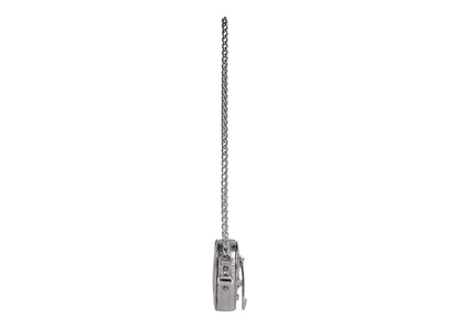 Balenciaga Le Cagole Heart Mini Metallized Bag Silver