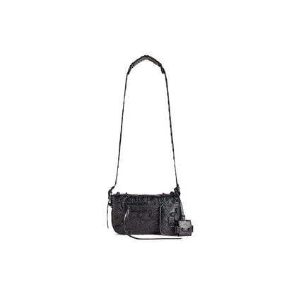 Balenciaga Le Cagole Mens XS Flap Bag Black