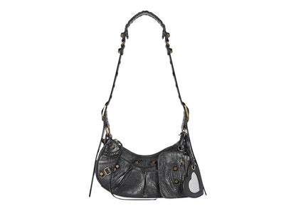 Balenciaga Le Cagole Shoulder Bag XS Black Arena