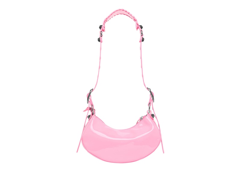 Balenciaga Le Cagole Shoulder Bag XS Pink Patent
