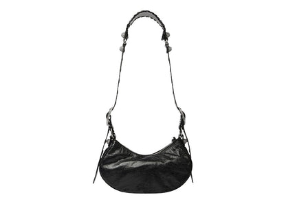 Balenciaga Le Cagole Shoulder Bag XS Rhinestones Black