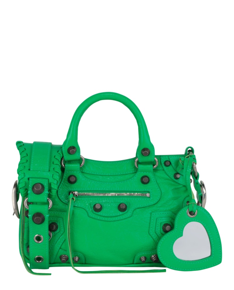 Balenciaga Le Cagole Small Shoulder Bag Vivid Green