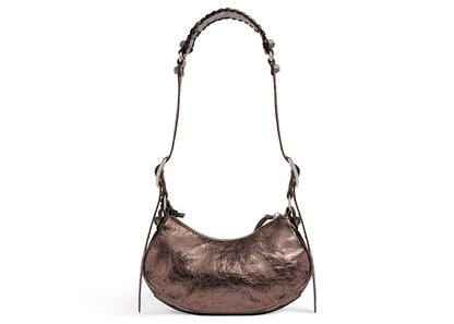 Balenciaga Le Cagole XS Shoulder Bag Metallized Bonze