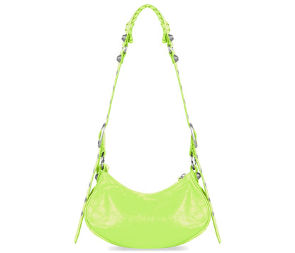 Balenciaga Le Cagole XS Shoulder Bag Neon Yellow