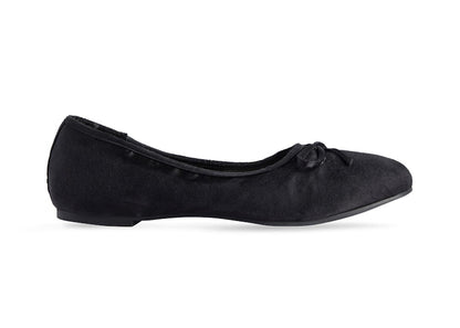 Balenciaga Leopold Ballerina Black Satin (Women's)