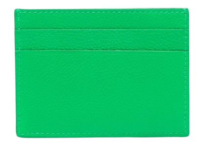 Balenciaga Logo (5 Slot) Card Case Green