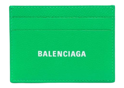 Balenciaga Logo (5 Slot) Card Case Green
