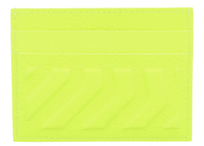 Balenciaga Logo Card Holder Bright Green