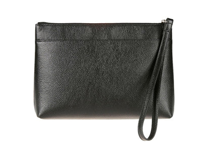 Balenciaga Logo Cash Pouch Black
