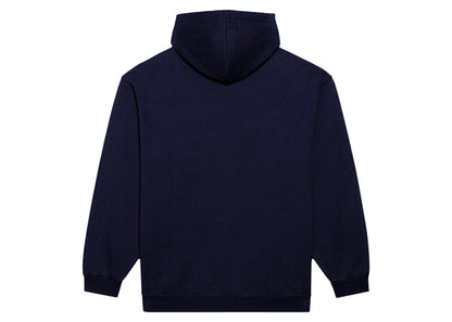Balenciaga Logo Medium Fit Hoodie Marine Blue/White