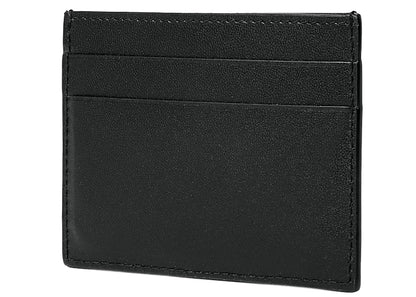Balenciaga Logo Print (4 Card Slot) Card Holder Black