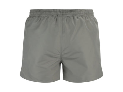 Balenciaga Logo Printed Swim Shorts Grey