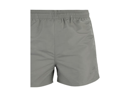 Balenciaga Logo Printed Swim Shorts Grey