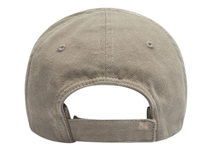 Balenciaga Logo Visor Cap Dark Beige/Dark Beige