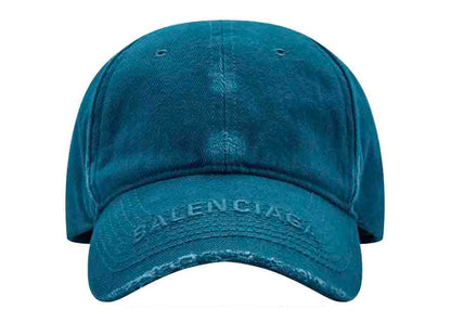 Balenciaga Logo Visor Cap Indigo