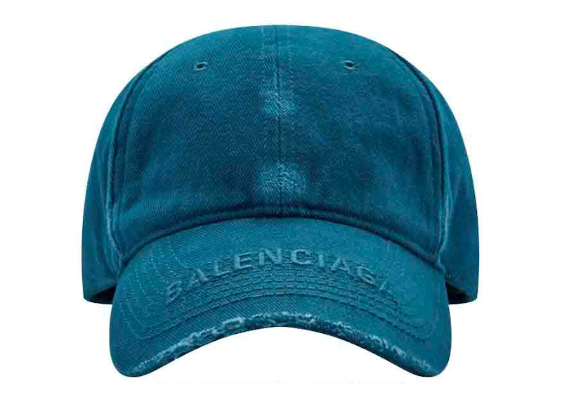 Balenciaga Logo Visor Cap Indigo