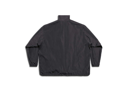 Balenciaga Logo Zip Up Jacket Black