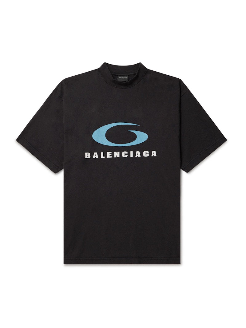 Balenciaga Loop Sports Icon Tee Black