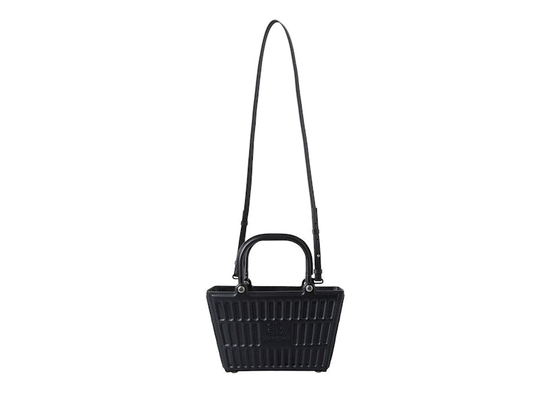 Balenciaga Mag Basket Tote Bag Black
