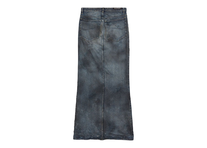 Balenciaga Maxi Skirt Light Blue
