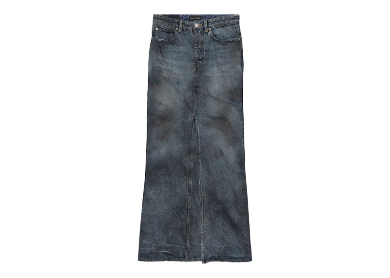 Balenciaga Maxi Skirt Light Blue