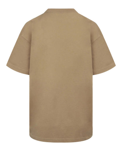 Balenciaga Medium Fit Logo T-Shirt Oat