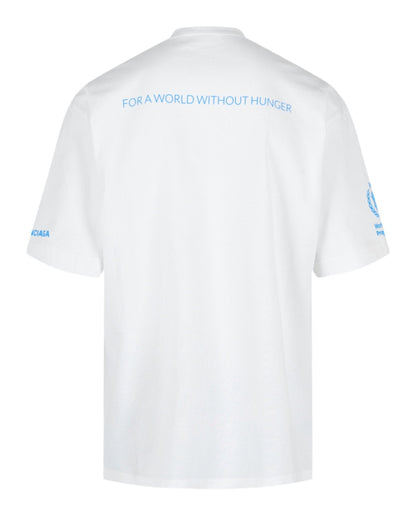 Balenciaga Medium Fit S/S T-shirt White/Blue