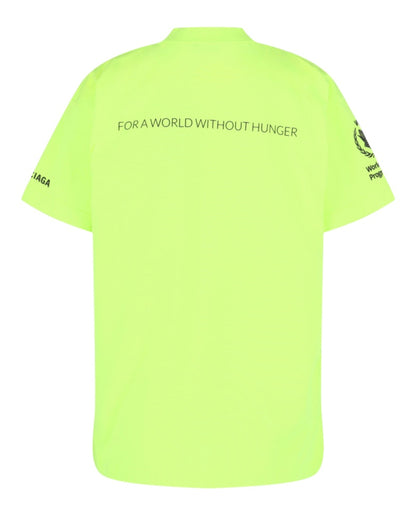 Balenciaga Medium Fit T-shirt Fluorescent Yellow/Black