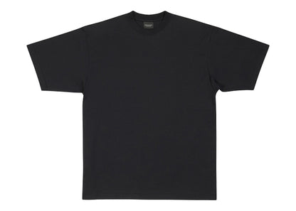 Balenciaga Men's Care Label Medium Fit T-Shirt Black