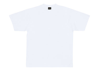 Balenciaga Men's Care Label Medium Fit T-Shirt White/Black
