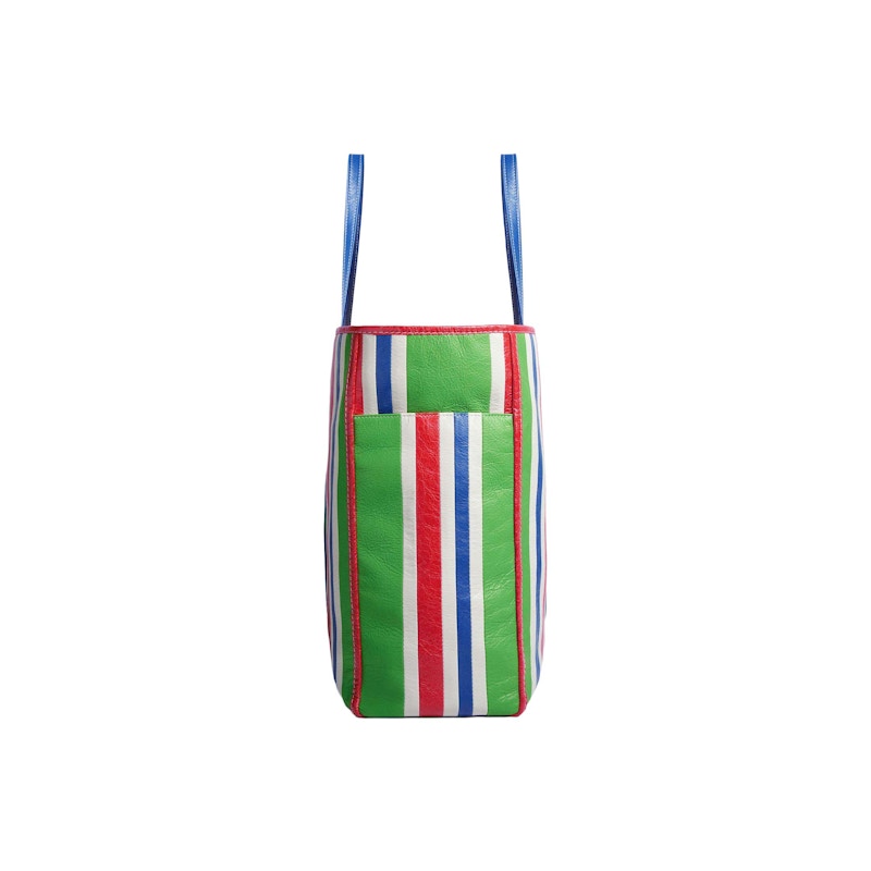 Balenciaga Mens Chatelet Carry All XL Tote Bag Green/Red/Blue/White