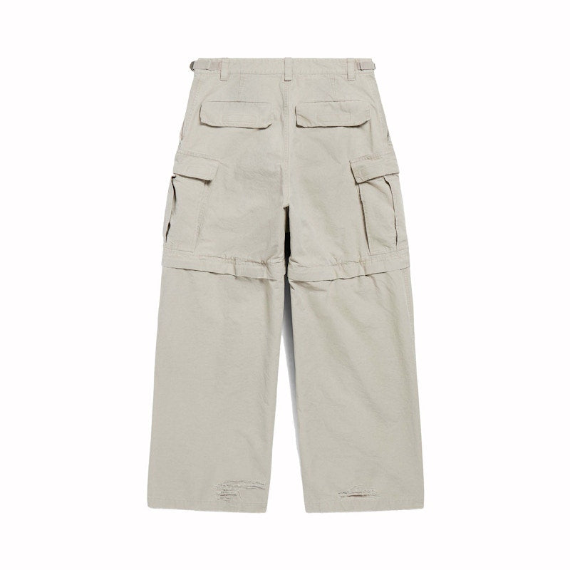 Balenciaga Men's Large Cargo Pants Beige