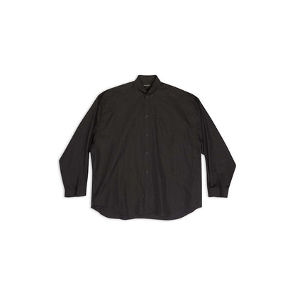 Balenciaga Men's Shirt Oversized in Black Black