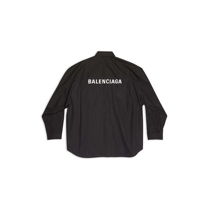 Balenciaga Men's Shirt Oversized in Black Black