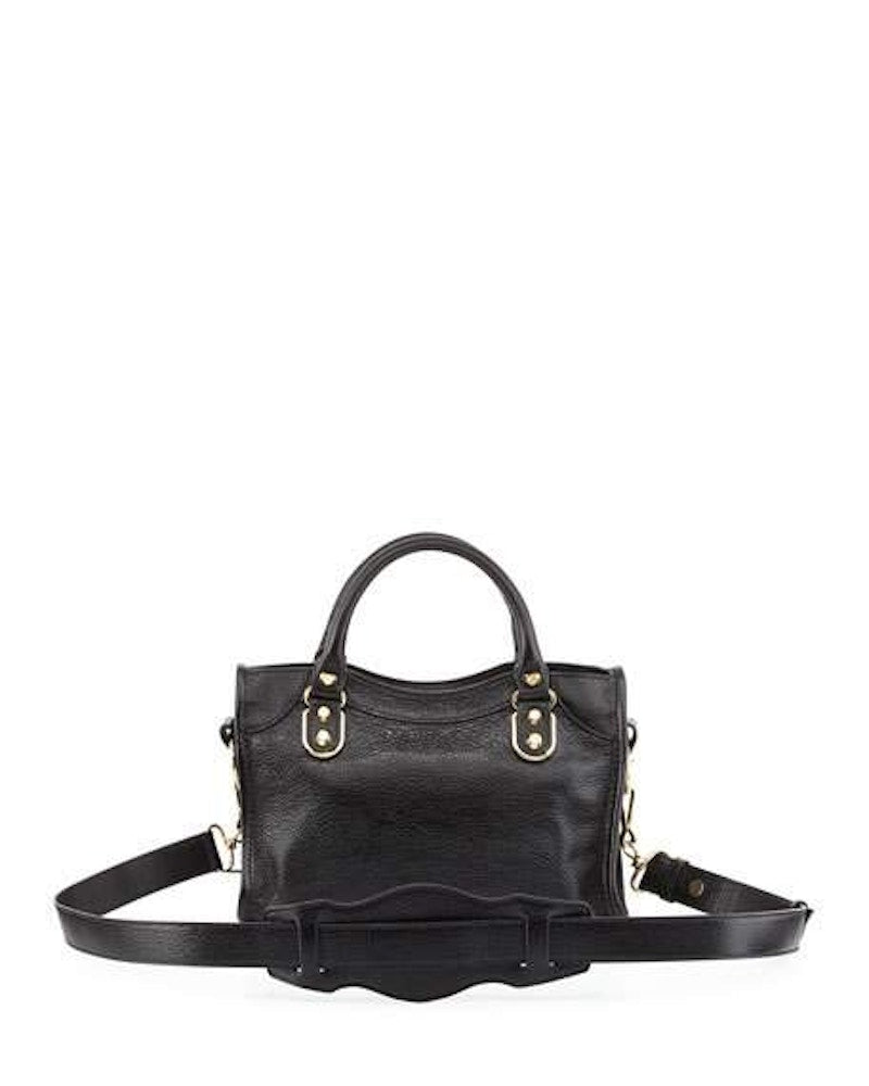 Balenciaga Metallic Edge City Mini Black