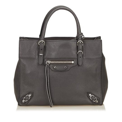 Balenciaga Motocross Papier A4 Tote Mini Grey