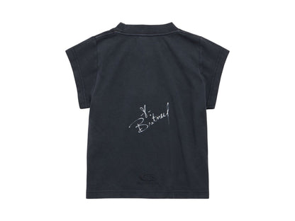 Balenciaga Music Britney Spears Series Shrunk T-shirt Faded Black/Blue