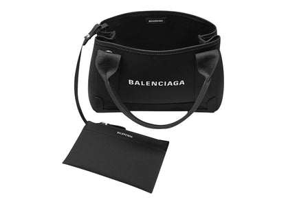Balenciaga Navy Cabas Tote Bag XS Black