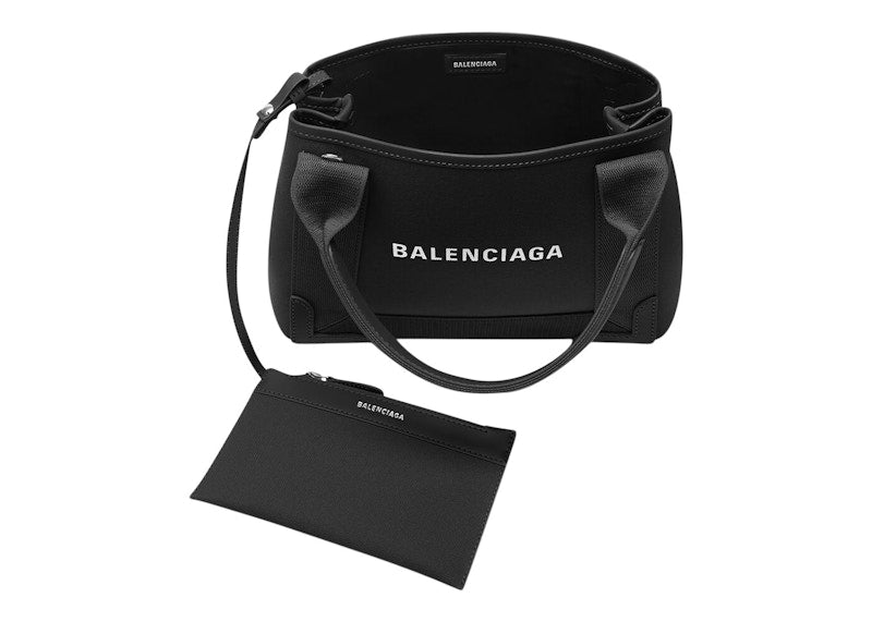 Balenciaga Navy Cabas Tote Bag XS Black