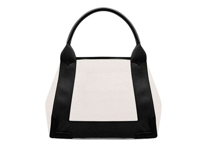 Balenciaga Navy Cabas Tote Bag XS Light Beige/Black