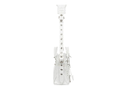 Balenciaga Neo Cagole Handbag XS White
