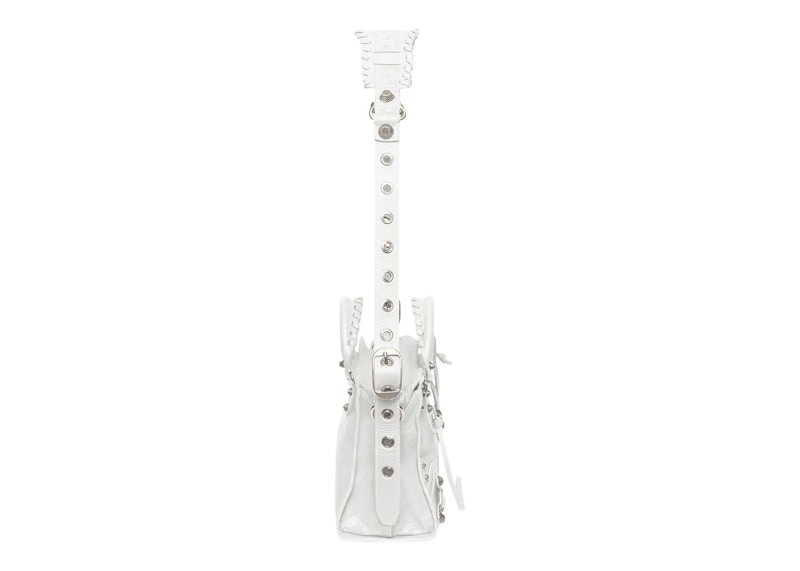 Balenciaga Neo Cagole Handbag XS White
