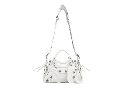 Balenciaga Neo Cagole Handbag XS White