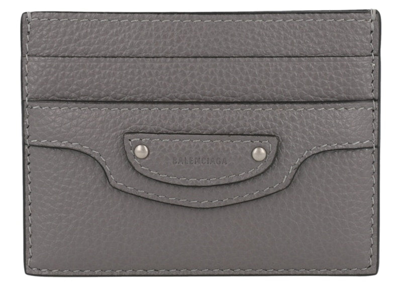 Balenciaga Neo Classic Card Holder Grey