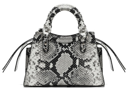 Balenciaga Neo Classic City Bag Mini Python Print Multicolor