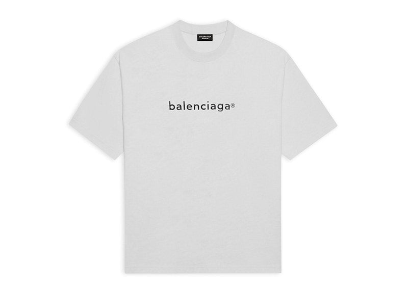Balenciaga New Copyright T-shirt Gray
