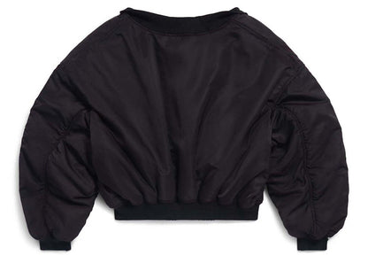 Balenciaga Off Shoulder Bomber Black